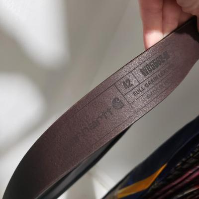 Carhart, Columbia Leather Belts and Silk Ties (HC-KD)