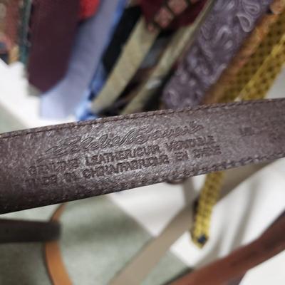 Carhart, Columbia Leather Belts and Silk Ties (HC-KD)