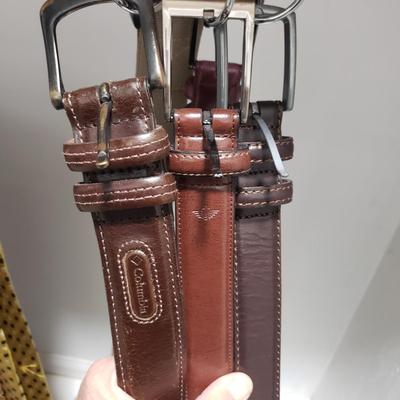 Carhart, Columbia Leather Belts and Silk Ties (HC-KD)