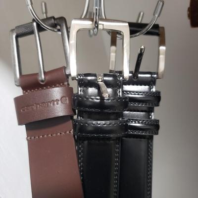 Carhart, Columbia Leather Belts and Silk Ties (HC-KD)