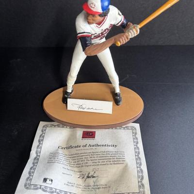 Rod Carew Autographed Figurine 830/1991