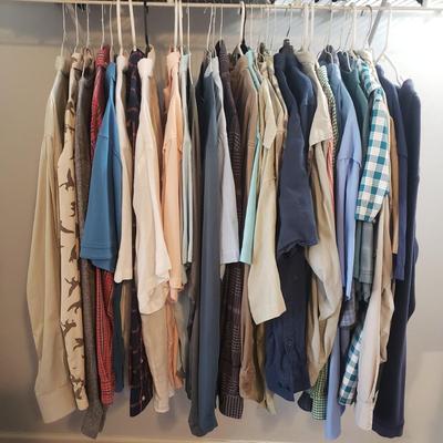 Men's XL Long/Short Sleeve Shirts-Columbia, Magellan, Polo and More (GB-KD)