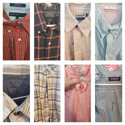 Men's XL Long/Short Sleeve Shirts-Columbia, Magellan, Polo and More (GB-KD)