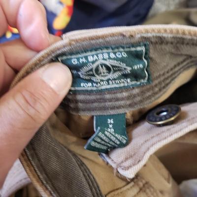 Men's Wrangler, Levi, Bass Pants and Shorts-36"+ (GB-KD)