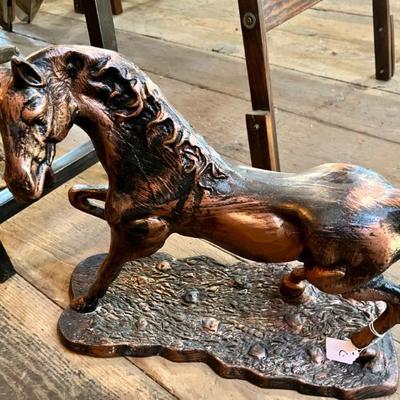 Sale Photo Thumbnail #83: Cast Aluminum Horse