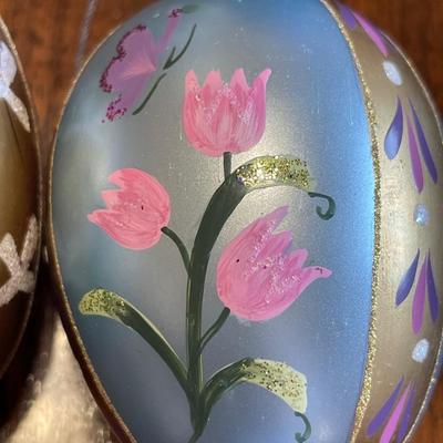 Dept. 56 painted egg ornaments