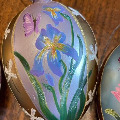 Dept. 56 painted egg ornaments