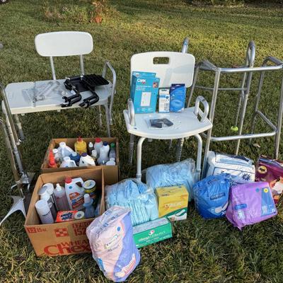 Sale Photo Thumbnail #209: Health aides, cleaning products