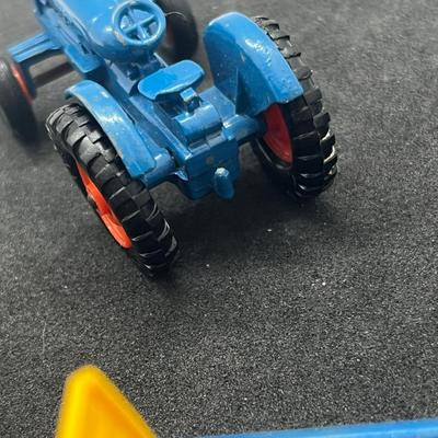 LOT 90: Vintage Lesney Matchbox Vehicles - Ford Tractor, Hay Trailer and More