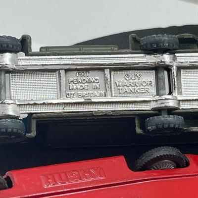 LOT 91: Vintage Husky Toy Vehicles - Sunbeam Alpine, Ford Camper, Guy Warrior Tanker, Ferrari Berlinetta, Ford Thunderbird and More