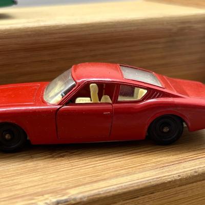 LOT 94: Vintage Toy Cars - Porsche Carrera 906, Oldmobile 98 Holiday Sports Coupe, Ford OSI 20M TS, Ford Transit Kombi