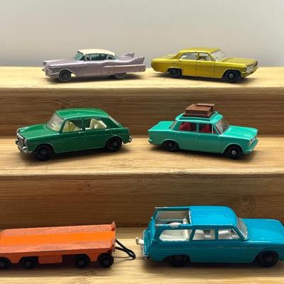 LOT 96: Vintage Lesney Matchbox Vehicles - Studebaker Lark Wagonaire, Fiat 1500, Cadillac Sixty Special and More