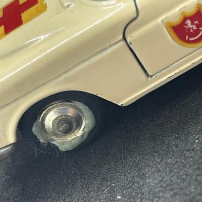 LOT 98: Vintage Lesney Matchbox Vehicles - Mercedes Benz Binz Ambulance and Mercury Cougar