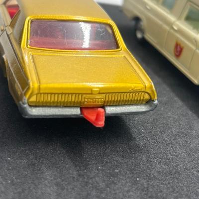 LOT 98: Vintage Lesney Matchbox Vehicles - Mercedes Benz Binz Ambulance and Mercury Cougar