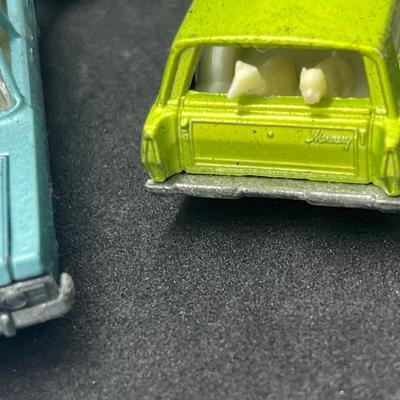 LOT 99: Vintage Lesney Matchbox Cars - Mercury, Two Ford Zodiac MK IV, Ford Zephyr, Ford Corsair