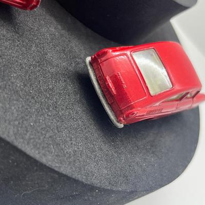 LOT 102: Vintage Lesney Matchbox Cars - Ford Anglia, Pontiac GP Sports Coupe, Volkswagen 1600TL