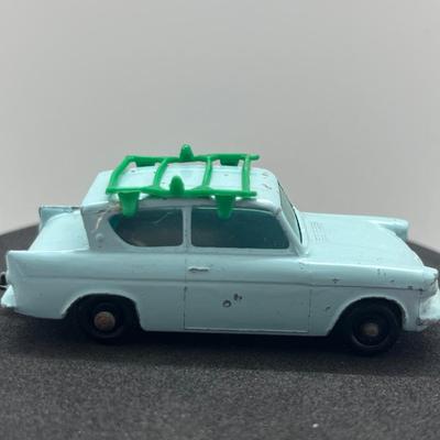 LOT 102: Vintage Lesney Matchbox Cars - Ford Anglia, Pontiac GP Sports Coupe, Volkswagen 1600TL