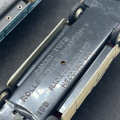 LOT 103: Vintage Dinky Toys Vehicles - Rolls Royce Phantom V and Superior Criterion