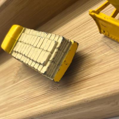 LOT 106: Vintage Lesney Matchbox Construction Vehicles - Caterpillar Bulldozer, Foden Cement Mixer, Foden Concrete Truck and More