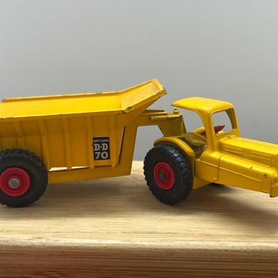LOT 106: Vintage Lesney Matchbox Construction Vehicles - Caterpillar Bulldozer, Foden Cement Mixer, Foden Concrete Truck and More