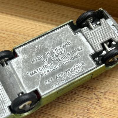 LOT 107: Vintage Lesney Matchbox Cars - Mercury Cougar, Ford Zephyr, Ford Cortina, Lincoln Continental and Ford Zodiac MK IV