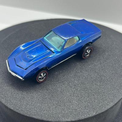 LOT 108: Vintage Redline Hot Wheels Custom Corvette 1967 Mattel