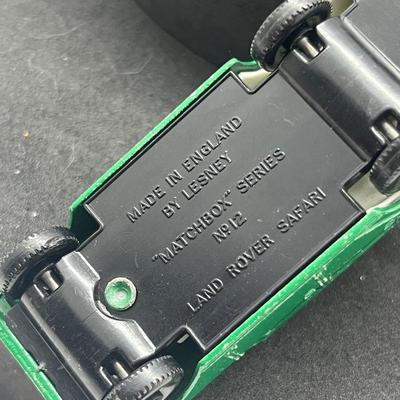 LOT Vintage Lesney Matchbox Vehicles - Land Rover Safari, Jeep, Jeep Gladiator, Karrier Bantam 2 Ton