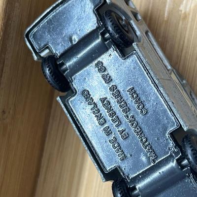 LOT 120: Vintage Lesney Matchbox Vehicles - Mercedes Coach, Freeman Inter-City Commuter, Royal Tiger Coach, Daimler Bus, Coach,...