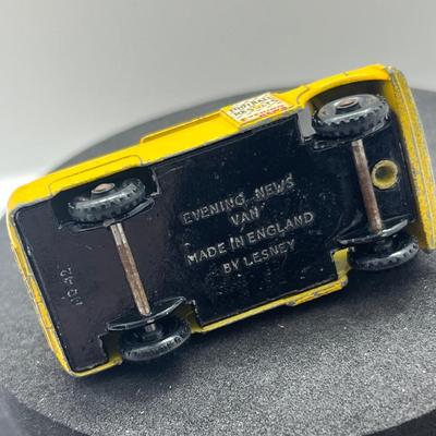 LOT 127: Vintage Lesney Toy Vehicle - Evening News Truck