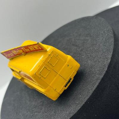 LOT 127: Vintage Lesney Toy Vehicle - Evening News Truck