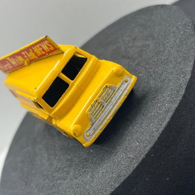 LOT 127: Vintage Lesney Toy Vehicle - Evening News Truck