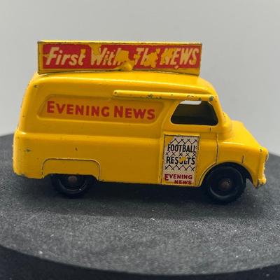 LOT 127: Vintage Lesney Toy Vehicle - Evening News Truck