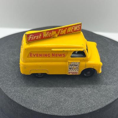 LOT 127: Vintage Lesney Toy Vehicle - Evening News Truck