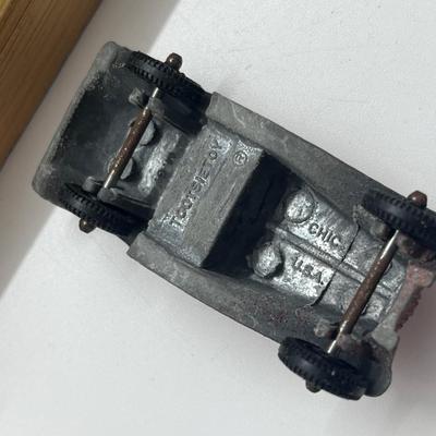 LOT 128: Vintage Tootsietoys - Earth Mover, Pumper, Porsche, Jeep and More