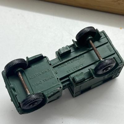 LOT 130: Vintage Lesney Toy Military Vehicles - Scammell Breakdown Truck, Personnel Carrier, Saladin Armoured Car and More