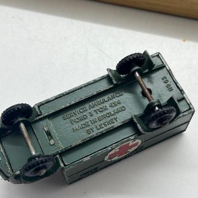 LOT 130: Vintage Lesney Toy Military Vehicles - Scammell Breakdown Truck, Personnel Carrier, Saladin Armoured Car and More