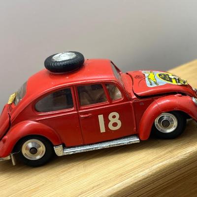 LOT 132: Vintage Corgi and Corgi Juniors Toys - Mercedes Benz 300 SL Roadster, Cadillac Eldorado, Ray Go Rascal 600, Volkswagen 1200...