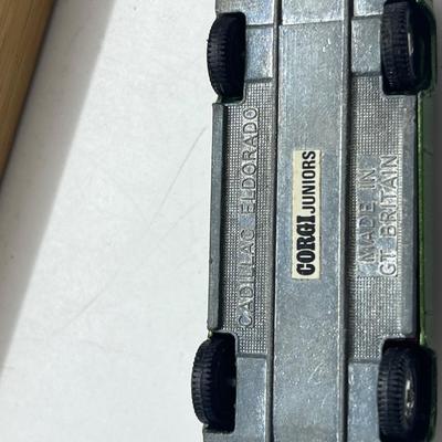 LOT 132: Vintage Corgi and Corgi Juniors Toys - Mercedes Benz 300 SL Roadster, Cadillac Eldorado, Ray Go Rascal 600, Volkswagen 1200...