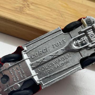 LOT 132: Vintage Corgi and Corgi Juniors Toys - Mercedes Benz 300 SL Roadster, Cadillac Eldorado, Ray Go Rascal 600, Volkswagen 1200...