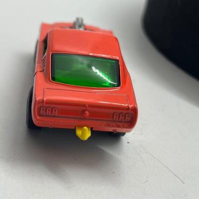 LOT 135: Vintange Lensey Matchbox Vehicles - Volkswagen Camper Road Dragster, Dodge Charger MkIII, Wildcat Dragster