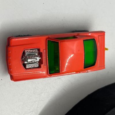 LOT 135: Vintange Lensey Matchbox Vehicles - Volkswagen Camper Road Dragster, Dodge Charger MkIII, Wildcat Dragster