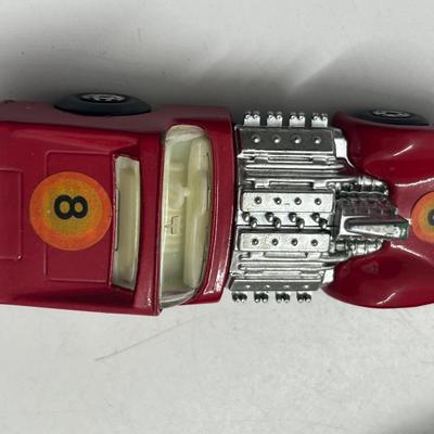 LOT 135: Vintange Lensey Matchbox Vehicles - Volkswagen Camper Road Dragster, Dodge Charger MkIII, Wildcat Dragster