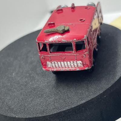 LOT 139: Vintage Lesney Matchbox Vehicles - Mercury, Mercedes Benz Binz Ambulance, Foamite Crash Tender