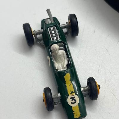 LOT 142: Vintage Lesney Matchbox Vehicles - B.R.M., Lotus and Aston Martin