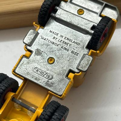 LOT 144: Vintage Lesney Matchbox King Size Construction Vehicles - Foden Dumper Truck. KW Dart Dump Truck and More