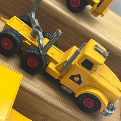 LOT 144: Vintage Lesney Matchbox King Size Construction Vehicles - Foden Dumper Truck. KW Dart Dump Truck and More