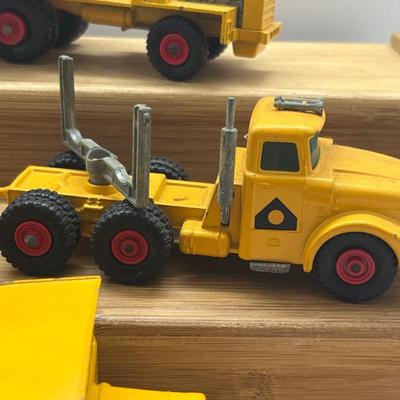 LOT 144: Vintage Lesney Matchbox King Size Construction Vehicles - Foden Dumper Truck. KW Dart Dump Truck and More