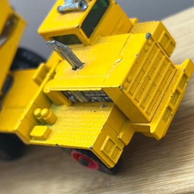 LOT 144: Vintage Lesney Matchbox King Size Construction Vehicles - Foden Dumper Truck. KW Dart Dump Truck and More