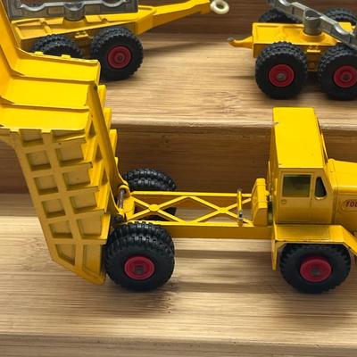 LOT 144: Vintage Lesney Matchbox King Size Construction Vehicles - Foden Dumper Truck. KW Dart Dump Truck and More