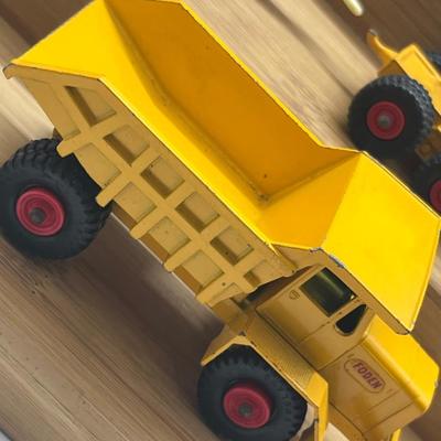 LOT 144: Vintage Lesney Matchbox King Size Construction Vehicles - Foden Dumper Truck. KW Dart Dump Truck and More